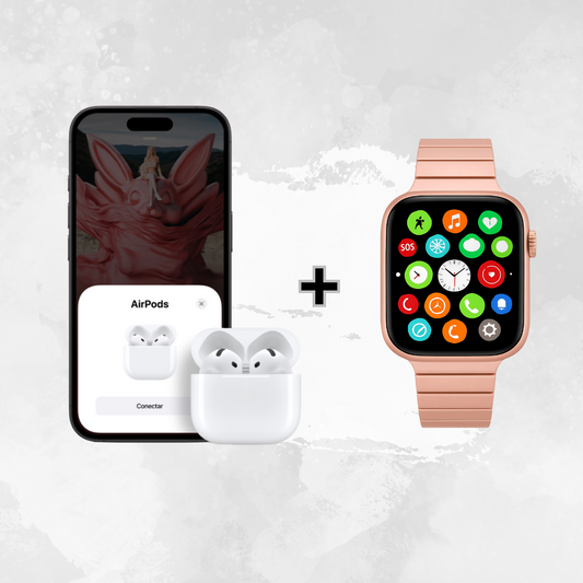 Promo Smart Life: AirPods 4 +  Smartwatch Mini 🎧⌚