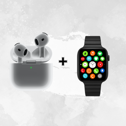Promo Smart Life: AirPods 4 +  Smartwatch Mini 🎧⌚